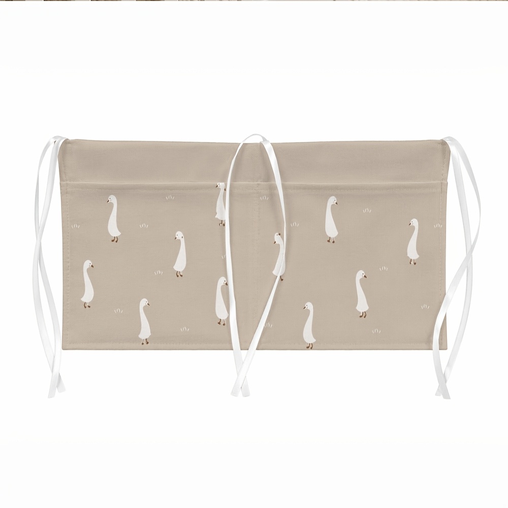 TEMU 1pc Minimalist Silhouette Hanging Organizer With 2-pocket Storage - Wall/ceiling-mounted Suitable For, Room Decor, Hanging Shelf For Bedroom &