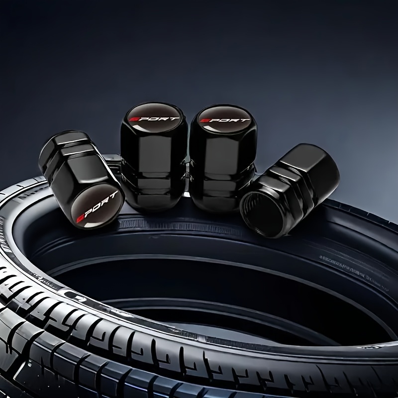 Image of 4-pcs Universal Car Wheel Tire Valve Cap Seal Dust Cover For Motorcycle Truck Bicycle Auto Parts Unisex