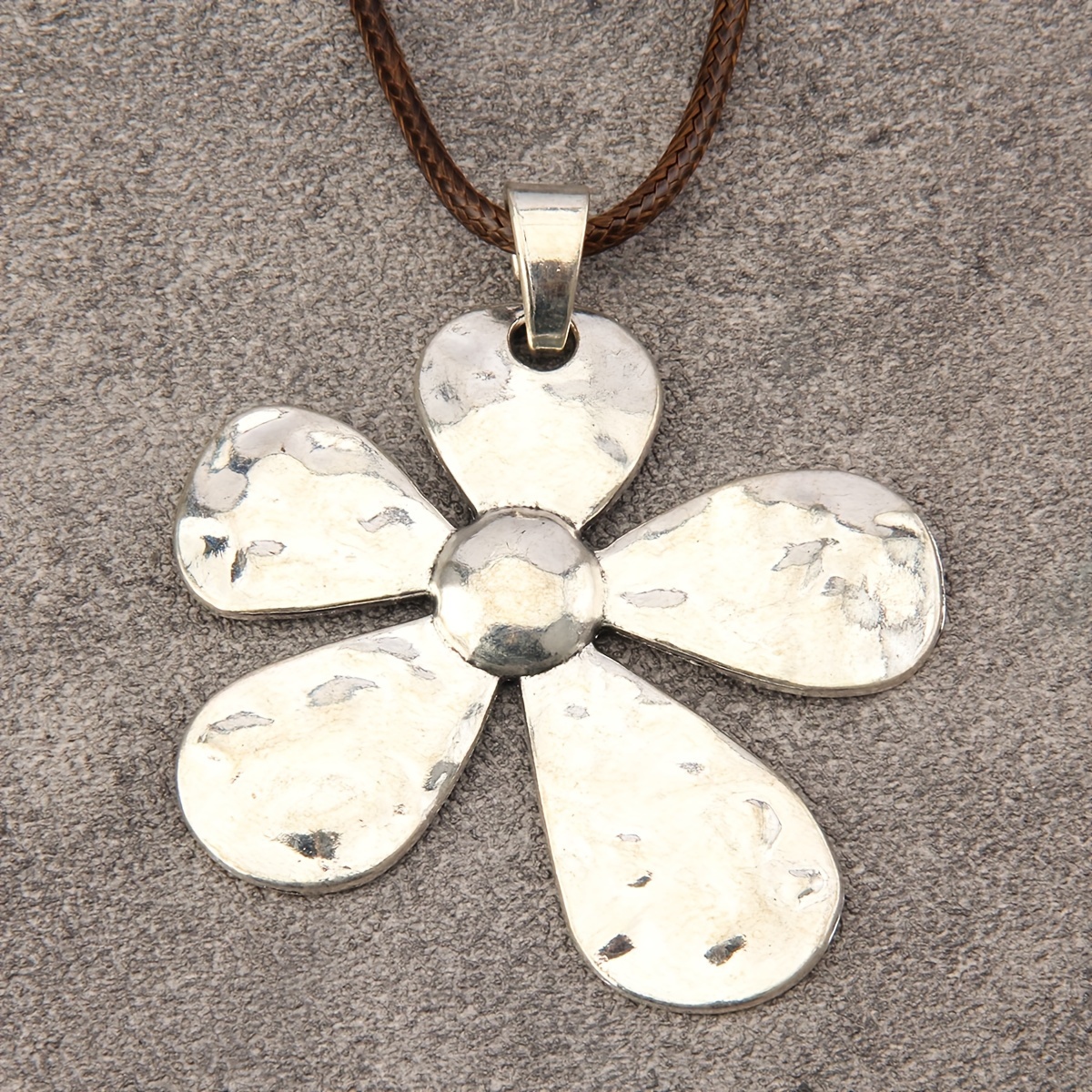 E-shop 1 Modische und wunderschöne Blumenanhänger lange Kette, orientalisch-mittelöstlich inspiriert, , atemberaubende Sonnenblumen Herren- und