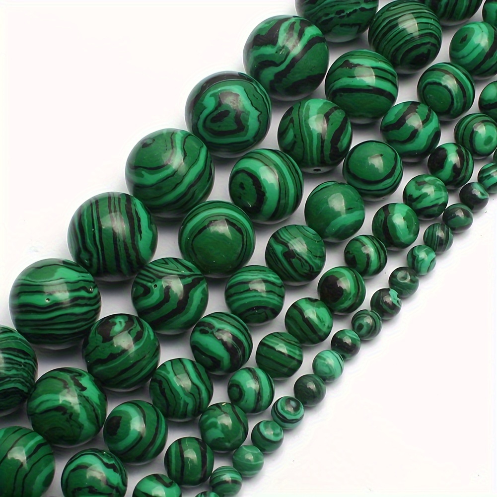 

Natural Stone Green Malachite Fashion Loose Spacer Beads For Jewelry Making Diy Special Unique Bracelets Necklace Women Gifts Handmade Craft Supplies