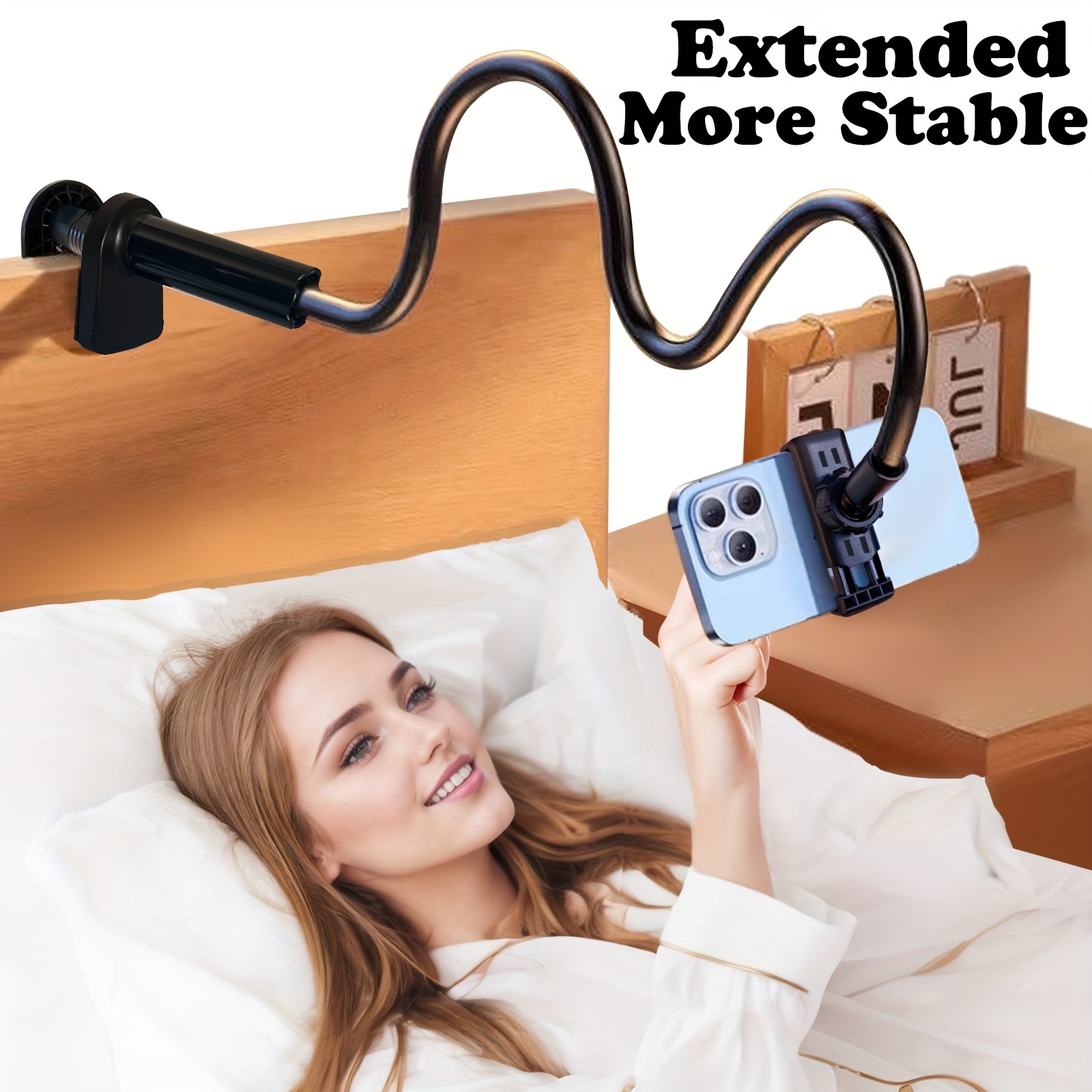 stable extended 39 37in mobile phone bedside holder Temu United