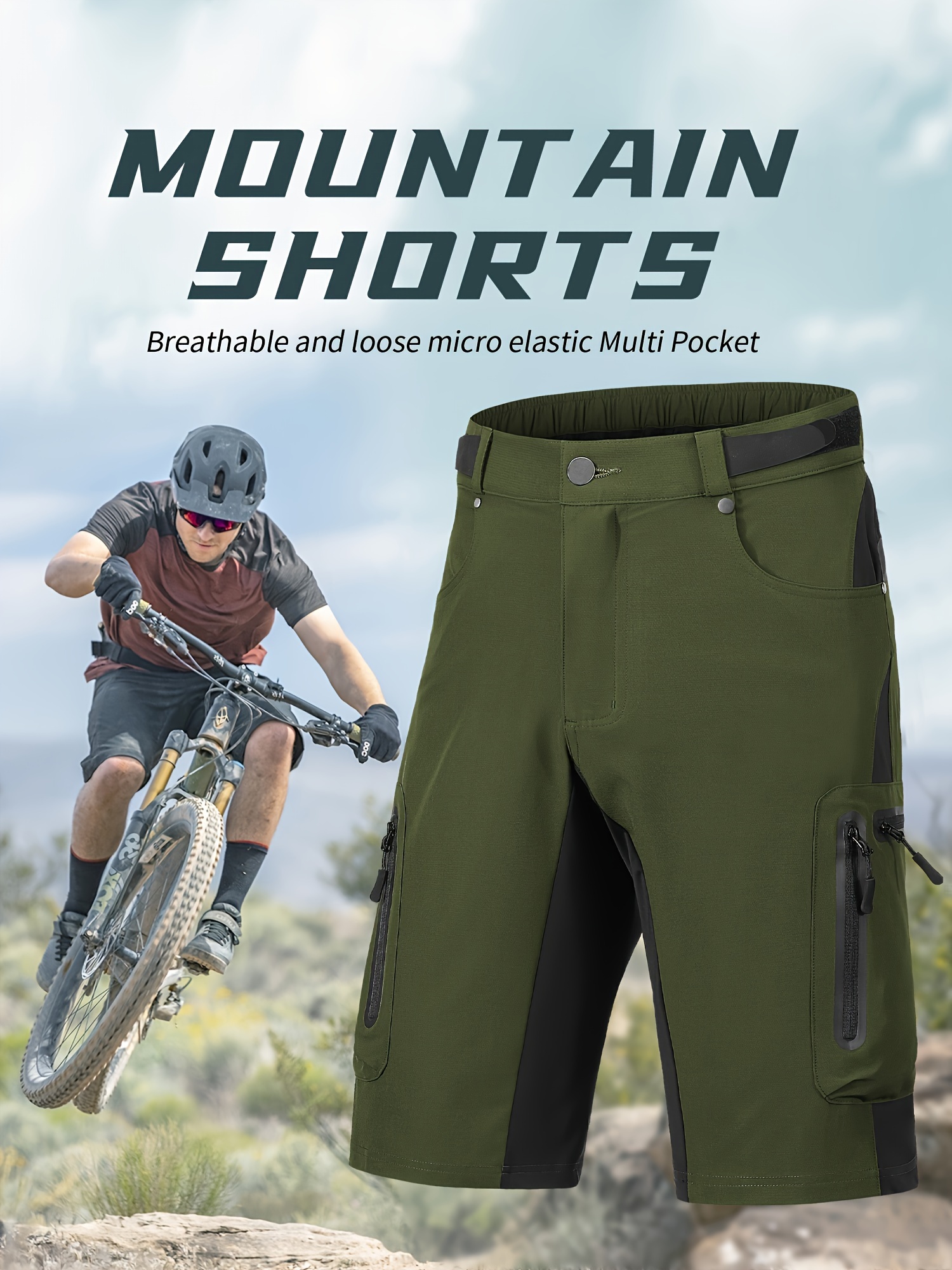 Shorts Pantalon Ciclismo MontaÃ±a Shorts Para Bicicleta De MontaÃ