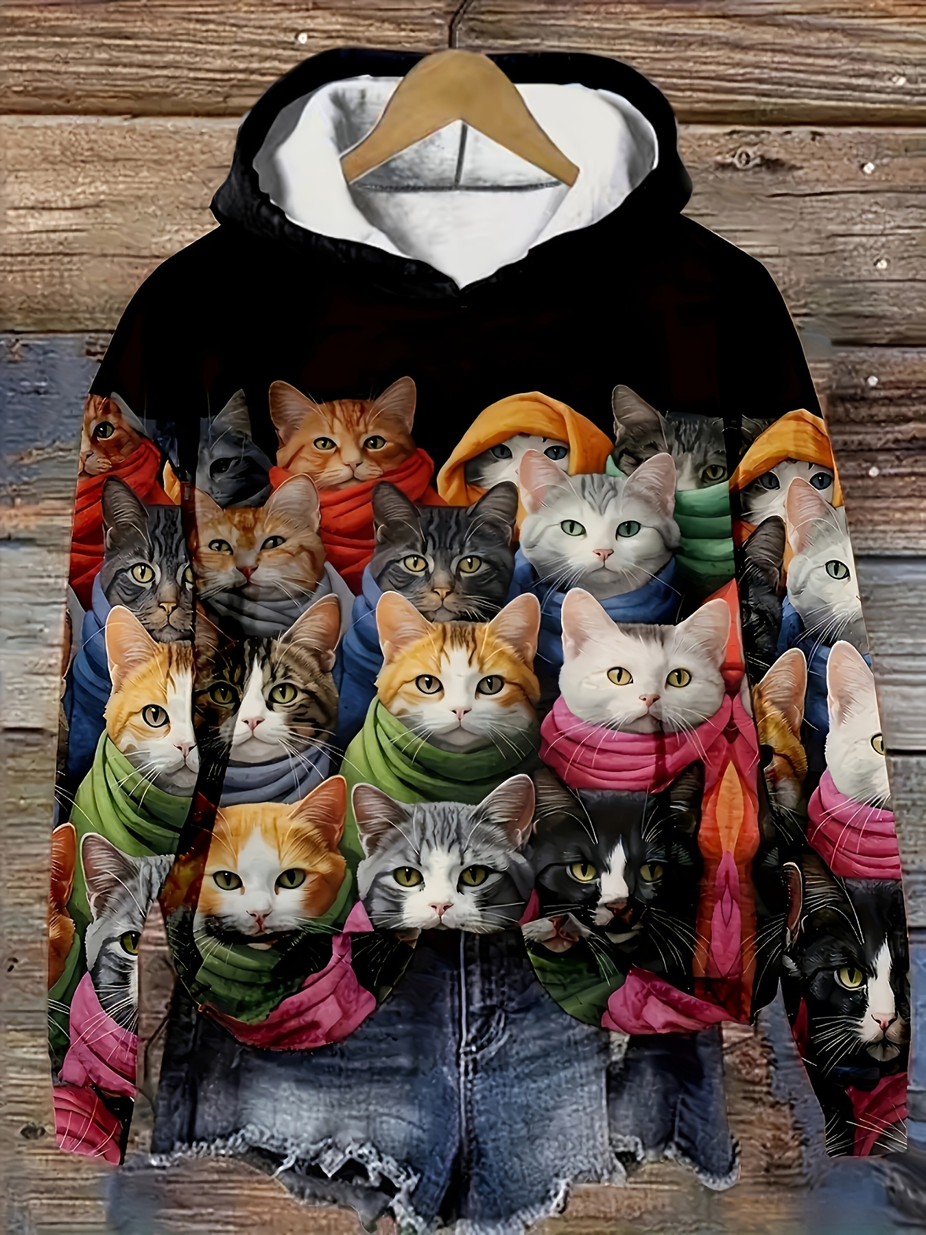 black cat hoodie - Poland