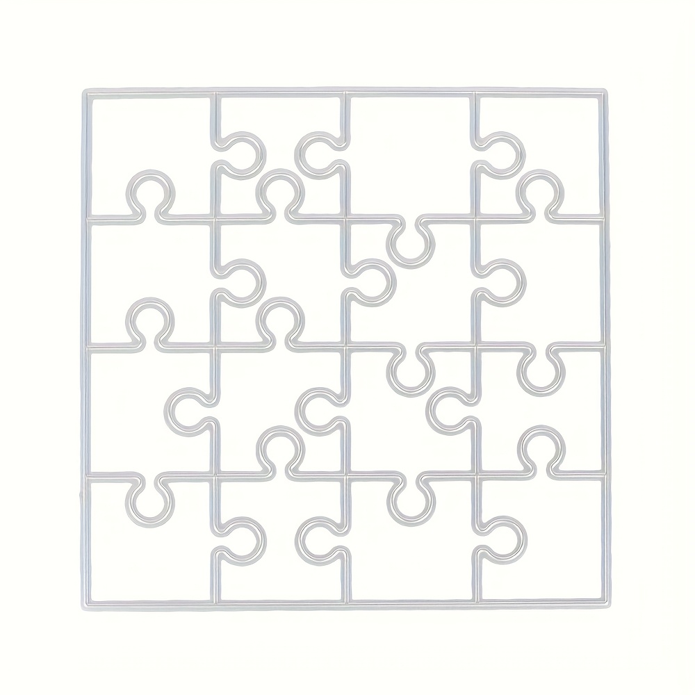 puzzle metal cutting mold set professional   template hand greeting card tool home decoration craft kit for festive items