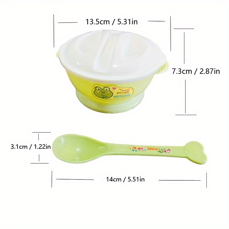 Plastic Bowl And Spoon Set