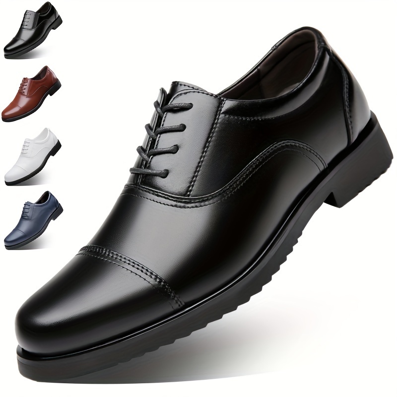

Men's Classic Oxford Shoes, Formal Dress Shoes For Wedding Business Party Banquet Office