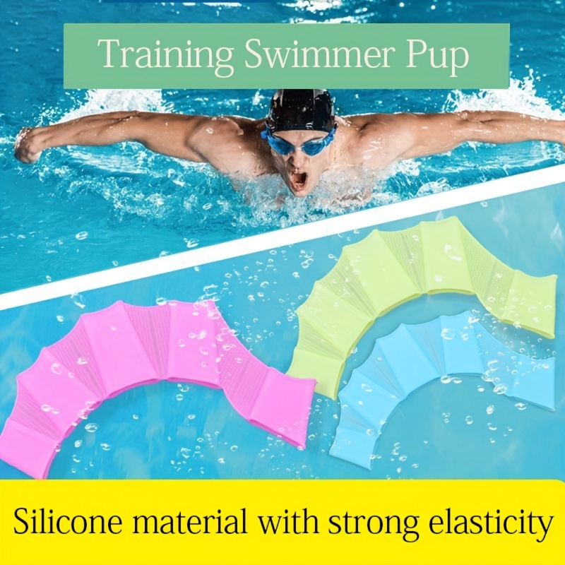 Silicone Frog Hand Webbed Swimming Gloves Non slip Paddling - Temu