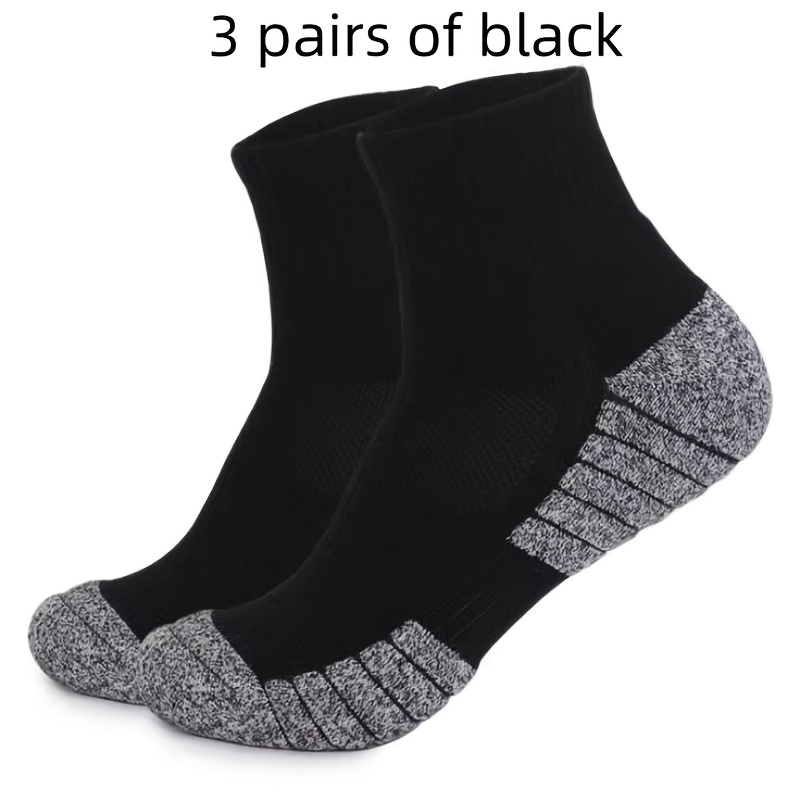 Image of 3 Pairs Of Men's Autumn And Winter Thick Towel-bottomed Hiking Socks