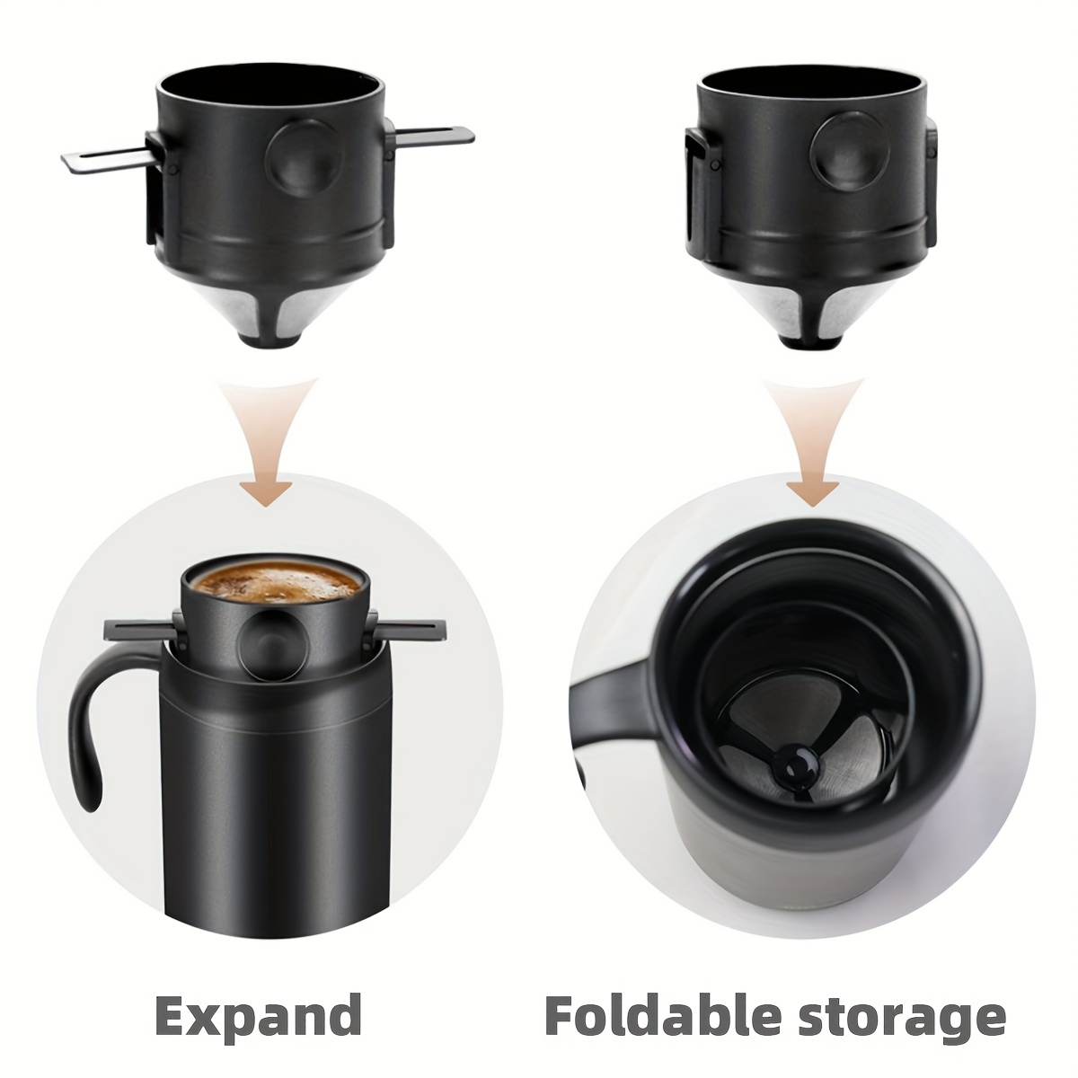 camping portable pour coffee maker set camp pour set Temu Peru