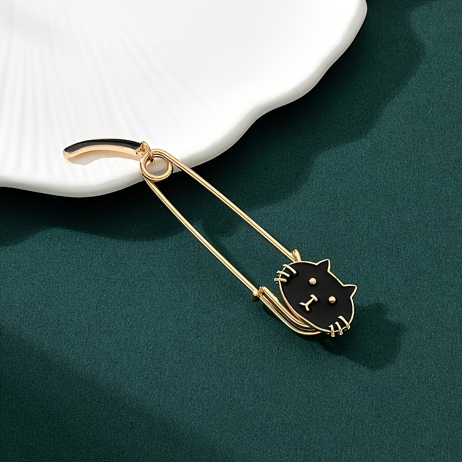1pc, Cute & Cat Pin For Women - Simple & Elegant Everyday Jewelry