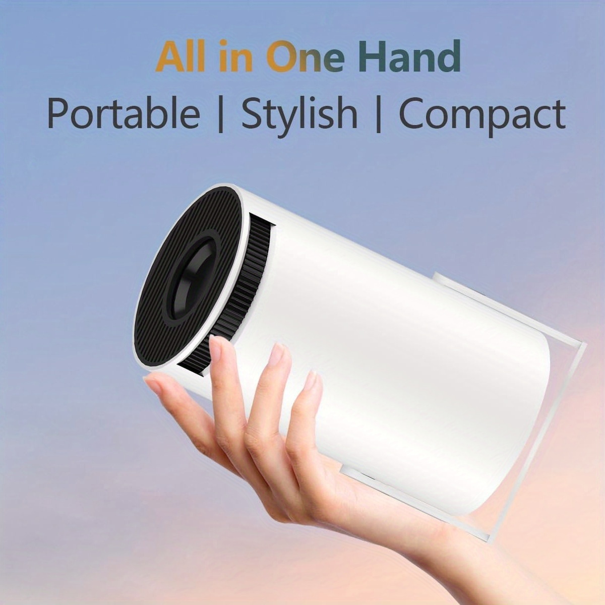 mini projector with wifi and bt portable projectors with air mouse remote movie projector 4k 1080p support 180 rotatable home vedio projector compatible with usb smartphone Product details 3
