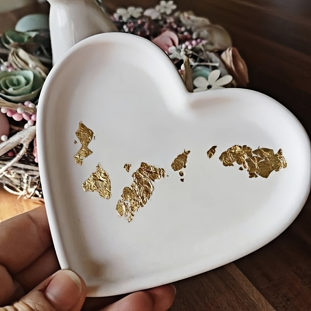 

Heart-shaped Tray Silicone Mold Love Grease Mold For Epoxy Casting Tray, Heart-shaped Polyester Mold For Diy Clay Crafts Home Decoration