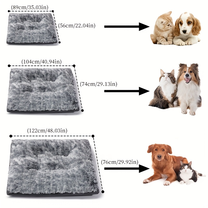luxury plush dog bed with non slip bottom cushioned interior easy     indoor outdoor use soft polyester pet bed for medium small extra small dogs   decor elegant gray   enhancement stylish pet accessory Product details 3