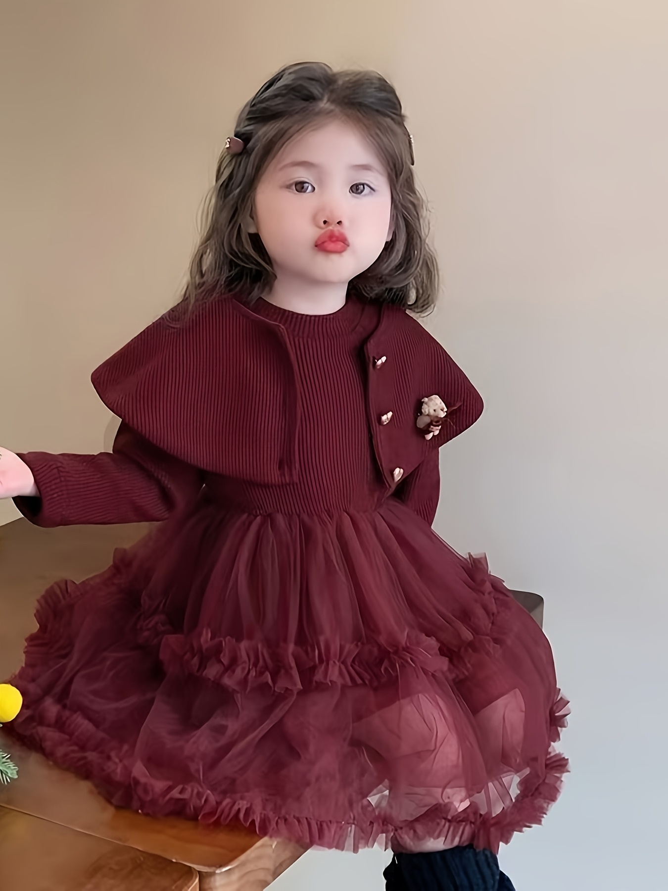 formal baby girl dresses sold on Temu United States