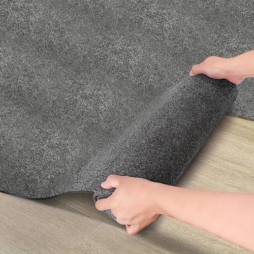 a roll of area rugs with peel and stick carpet tiles designed with a self non slip surface soft cushion carpet tiles are suitable for kitchens bedrooms indoors and outdoors and are perfect for christmas and new year decorations