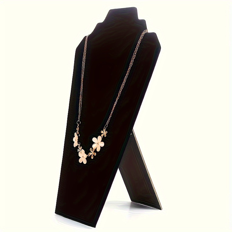 6pcs Velvet Jewelry Easel Display Stand Tower Rack