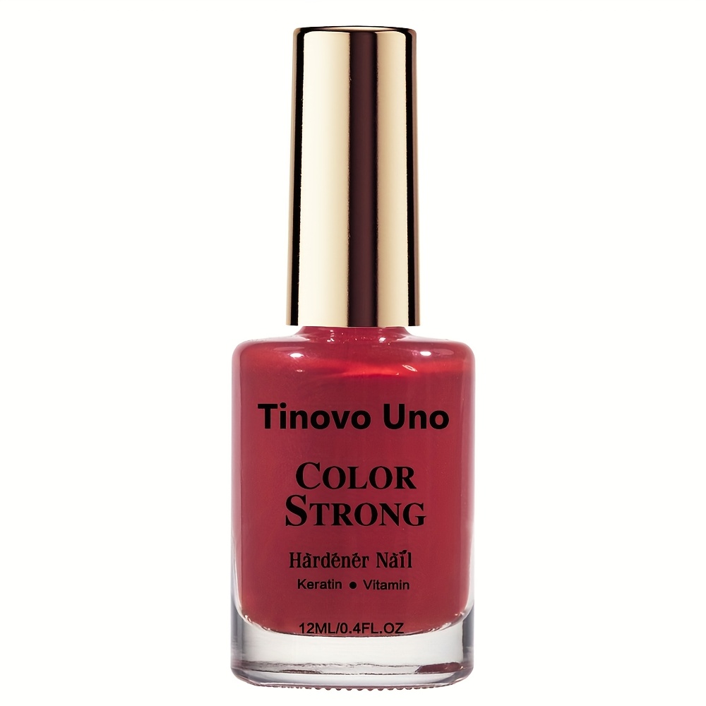 Tinovo 12ml Christmas Red Nail Polish, Air-dry And No Curing Needed, High-gloss Christmas Red Nail Polish, Perfect For Holiday Gifting.