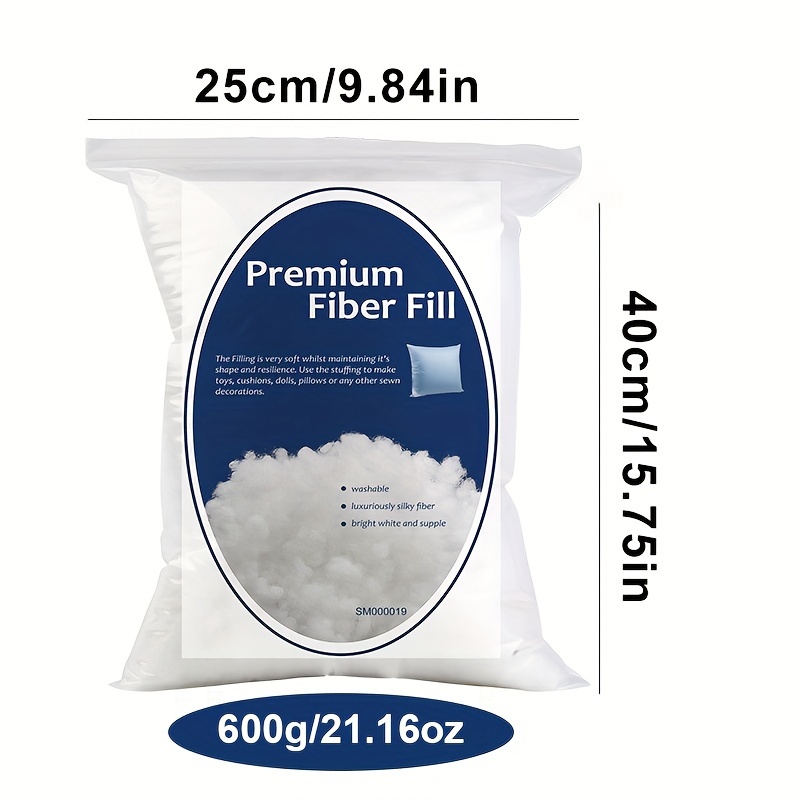 Image of 600g Polyester Fiber Filling, High Quality Fiber Filling, Used For Animal Handicrafts Filling, Pillow Filling, Cushion Filling