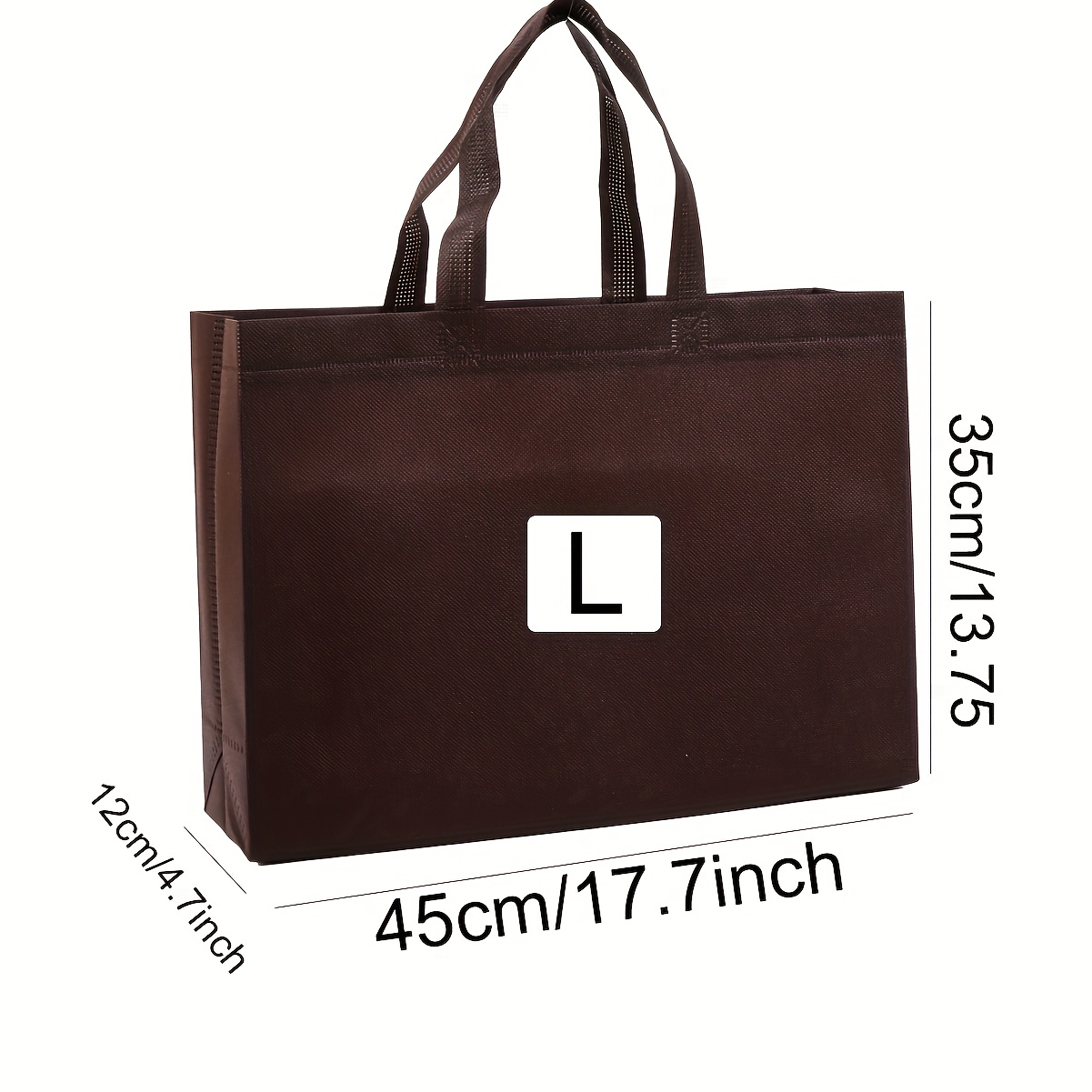 60pcs Customizable Reusable Tote Bags, Large Capacity with Custom Printing