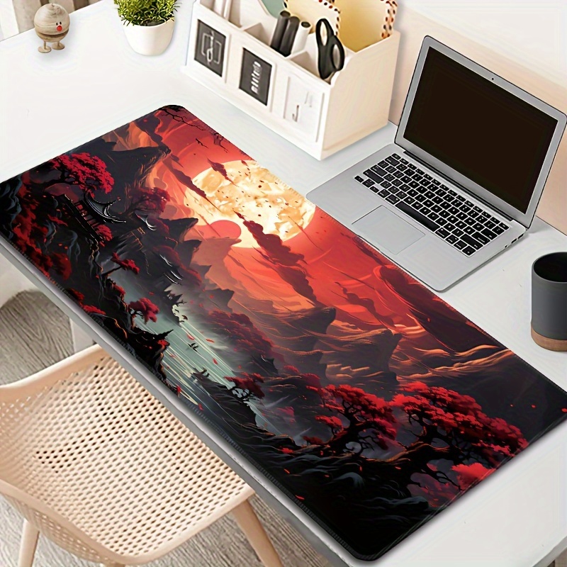 extra large gaming mouse pad     design extended   desk mat with non slip rubber base washable precision     ideal for office gaming enthusiasts details 1