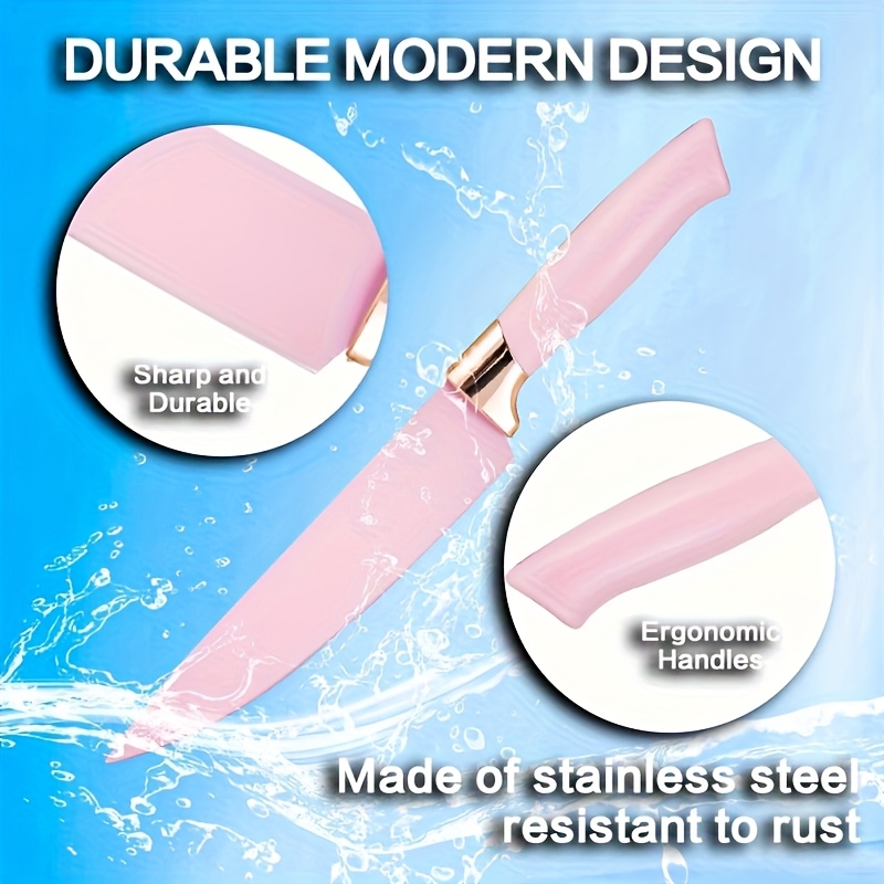 19 Sector Silicone Set And Knife Set, Perfect For Outdoor Camping - Heat-resistant, Non Stick, Wooden Handle, Easy To Clean - Perfect For Women'S Cooking Gifts, New Year'S And Valentine'S Day