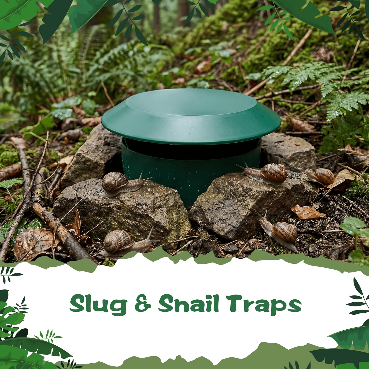 20pcs set farm specific snail and slug trap kit   5 jars 5 lids 10 garden labels reusable plastic material suitable for large vegetable gardens and   gardening tool Product details 3