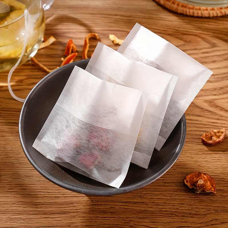 100pcs disposable drawstring tea bag tea filter bag loose leaf tea empty tea bag suitable for restaurant hotel family gathering theme party wedding birthday party details 9