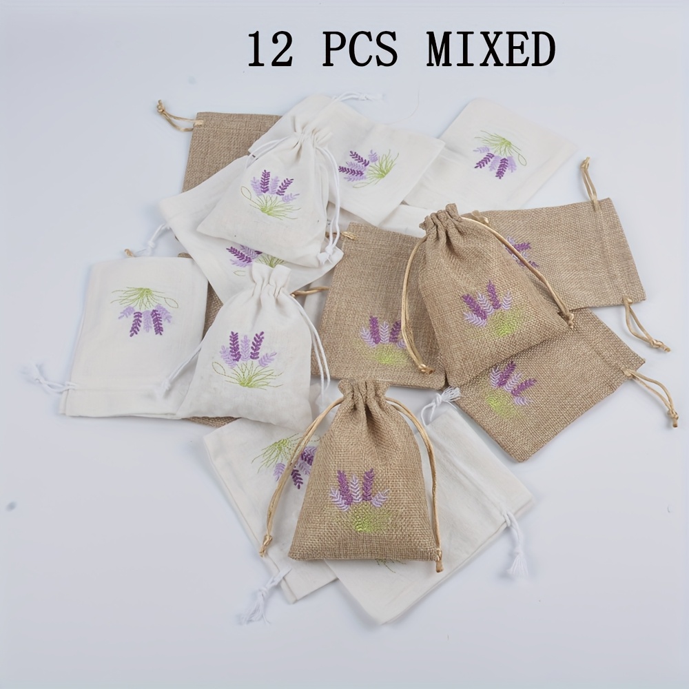 Gift For Her/him Lavender Gift Drawstring Bags For Packaging Jewelry Items, Christmas, Halloween