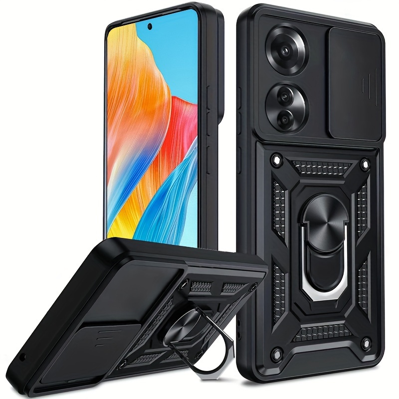 

Heavy-duty Shockproof Phone Case With A Metal Stand, Compatible With A3x A18 A38 A58 A60 A78 A98 Reno 12 Pro.