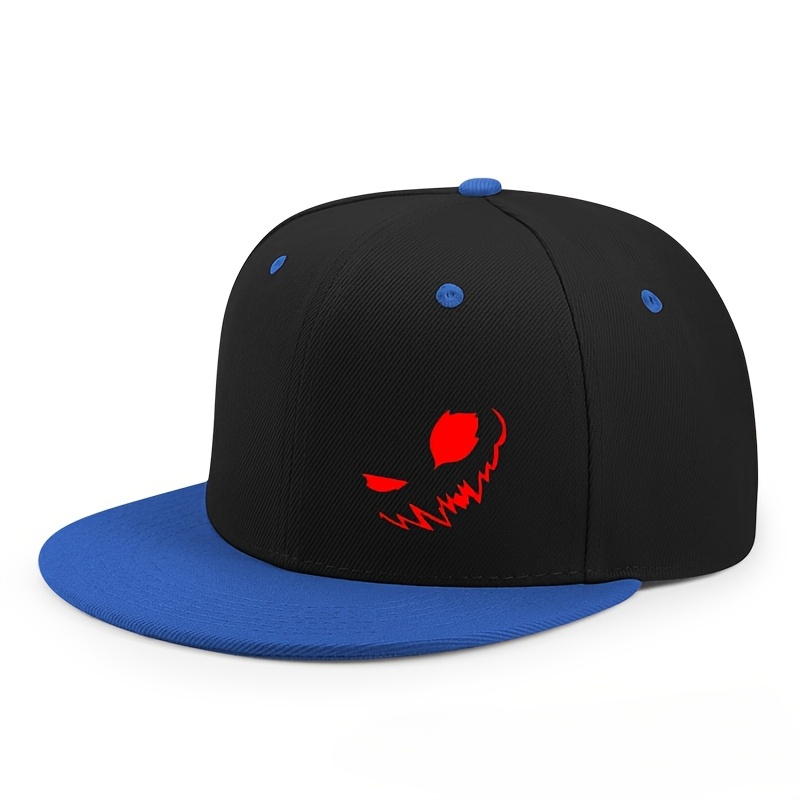TEMU A Unisex Flat-brim Baseball Cap Made Of 100%, A - Hat, Comfortable And Adjustable For Wear