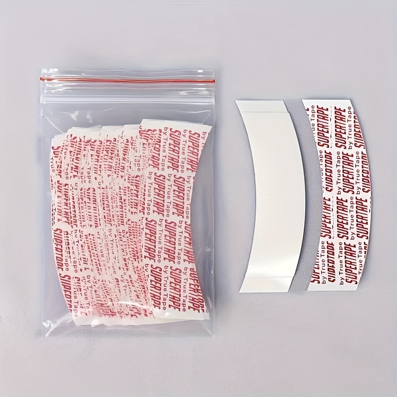 Image of 50pcs Wig Film And Waterproof Lace Hood Double-sided Tape, Anti-sweat Bio-protein Adhesive For , Suitable For Types, , Special Glue