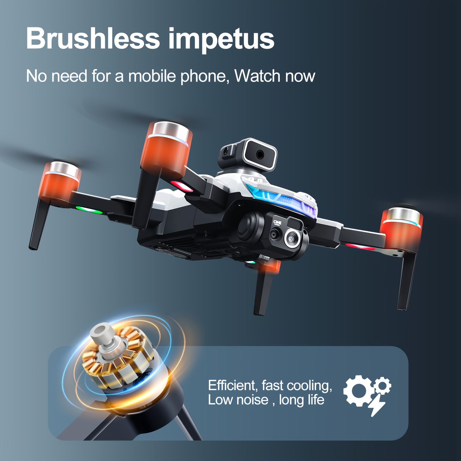 Portable Foldable Quadcopter Drone with Dual 720P Cameras, Obstacle Avoidance, 30-Min Flight Time, WiFi App & Remote Control - Includes Carrying Case and Screwdriver, Perfect Outdoor Gift for Beginners, Beginner Drone Flights, Stylish Tech Gadget, Durable Propellers, Recreational Flying