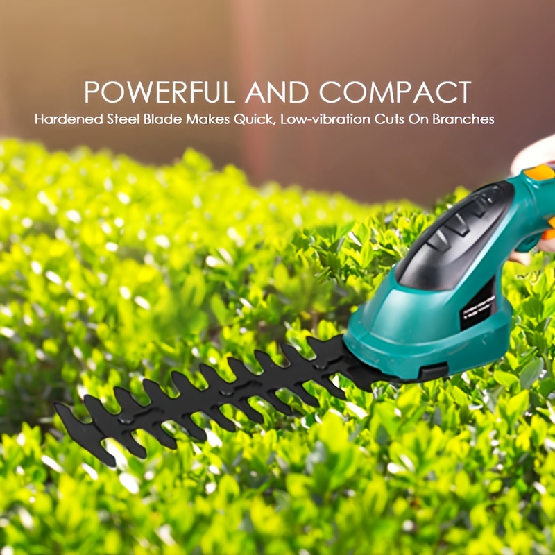 2-in-1 Haagknipper, 7.2V 2000mAh, Haagknipper met Telescopische Handgreep,