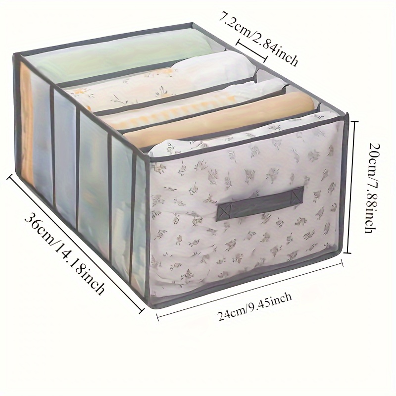 Space- Bed Sheet & Towel Storage Box - Durable Nylon Organizer For Closet, Bedroom, Home, Dorm