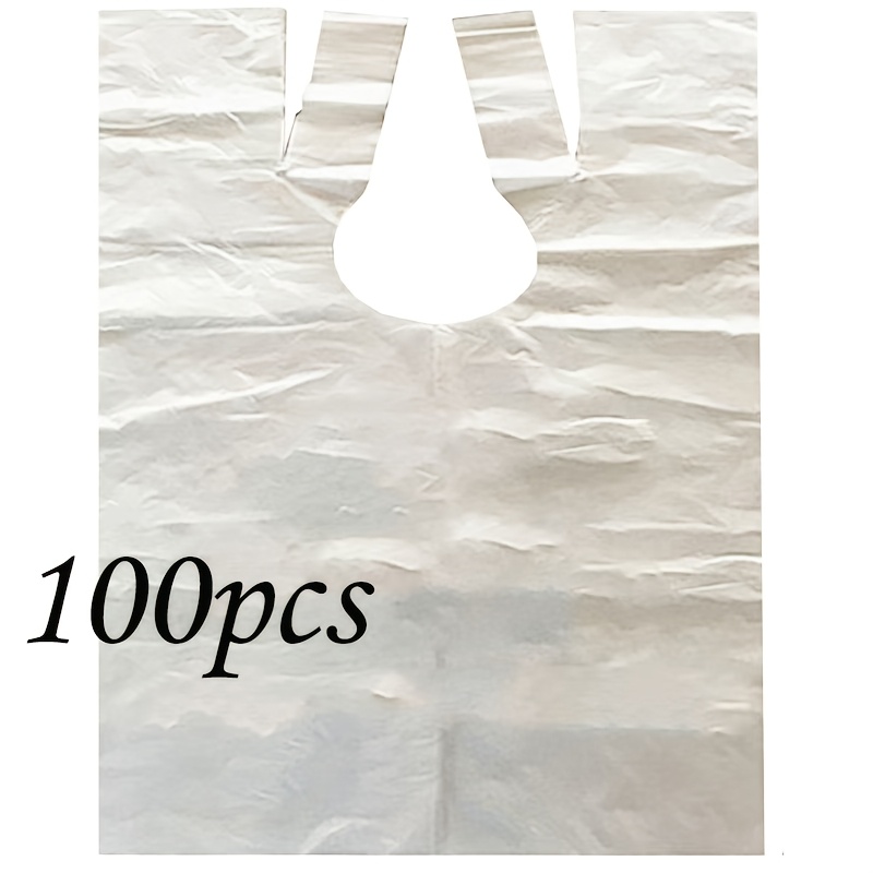100 Disposable Salon Cape Hair Dye Cutting Coloring Apron Shawl Barber Shampoo Cape