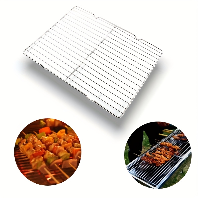 stainless steel disposable bbq grill net heavy duty wire Temu - Main Image