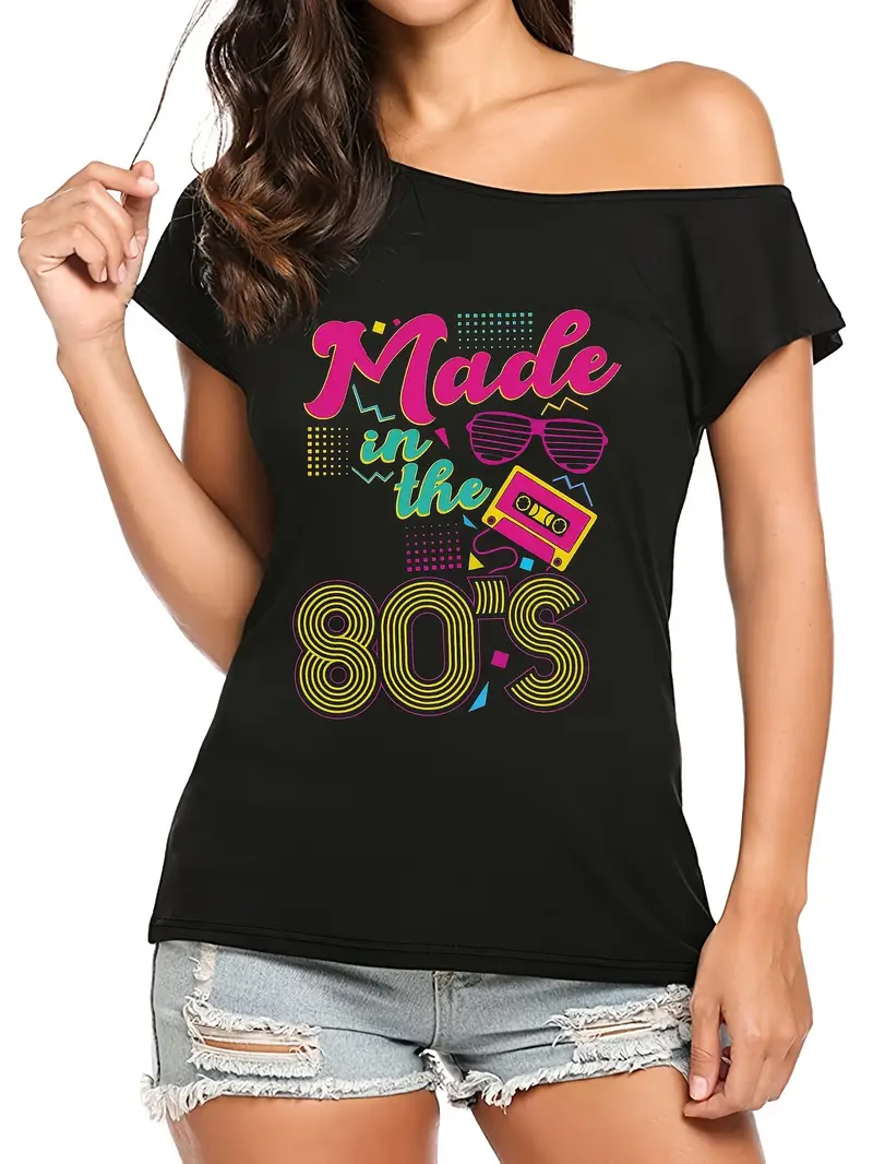 Enseble d'accessoires de Costue, T-Shirt Tutu en dentelle, années 80 AliExpres Enseble d'accessoires de Costue, T-Shirt Tutu en dentelle, années 80 AliExpres