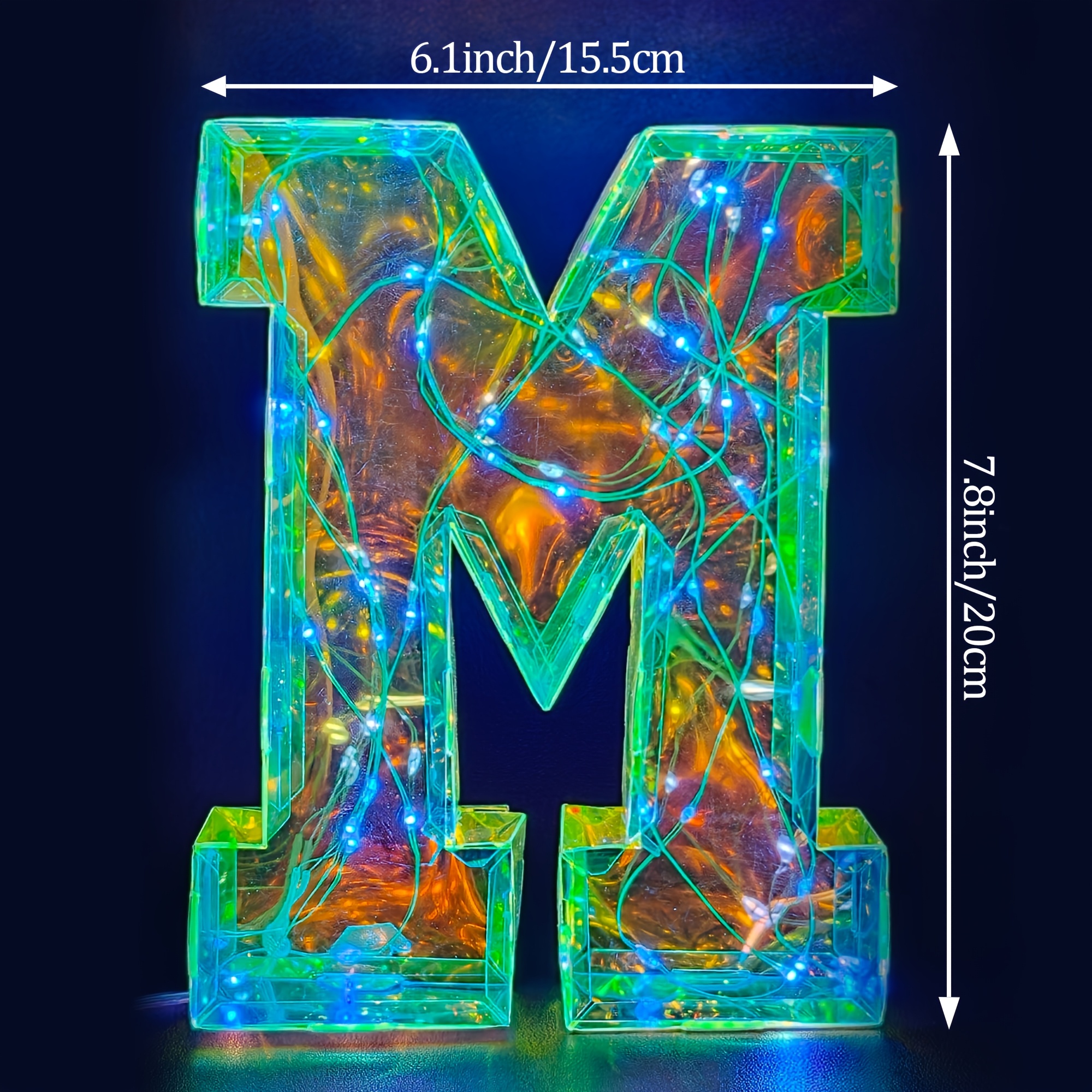 LED Color-Changing Letter and Number Lights