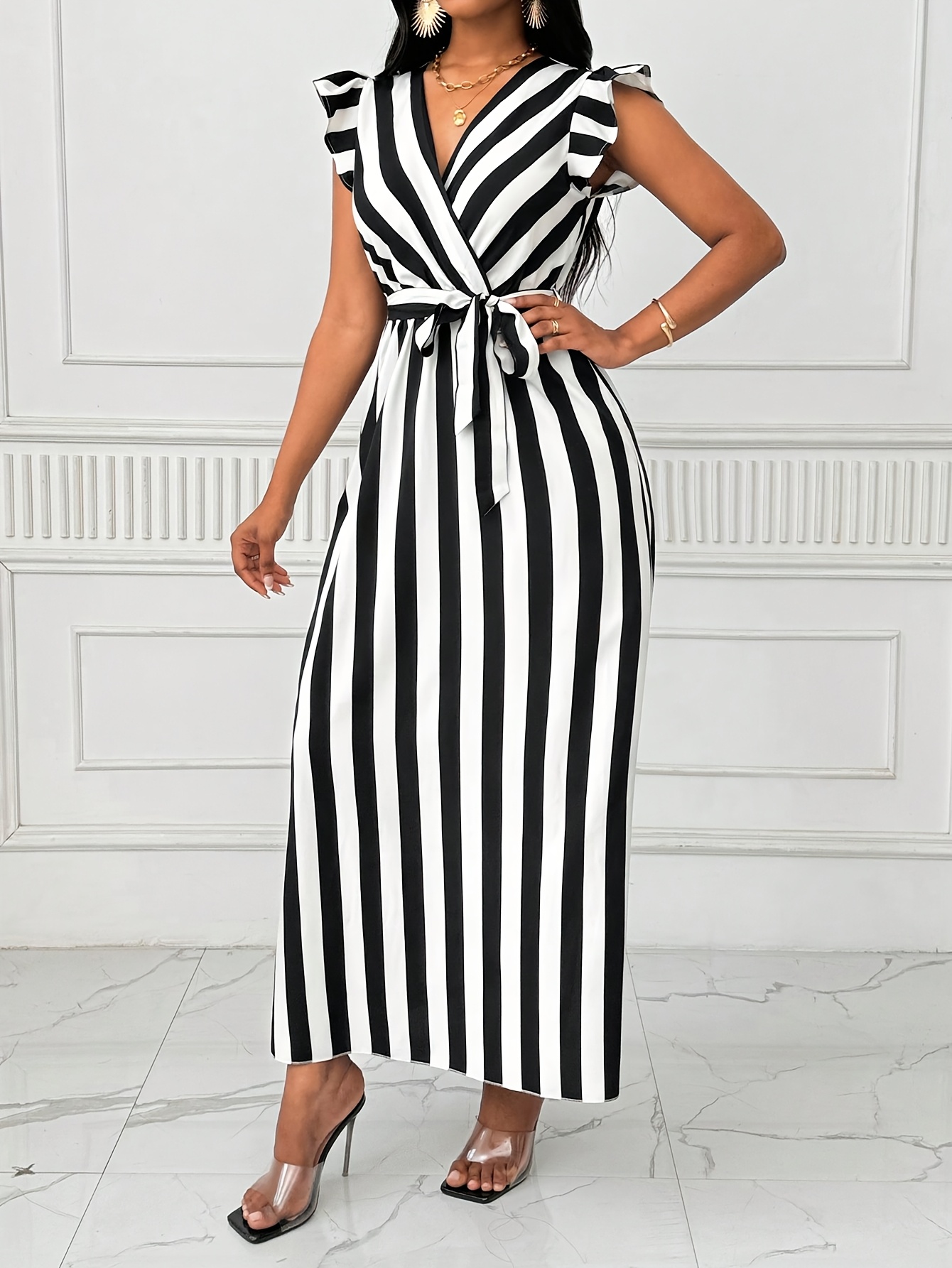 Elegant Printed Dress for Women'S Fashion