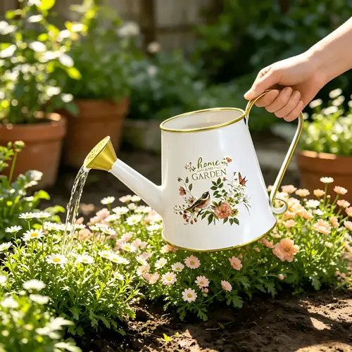*. Kleine Gießkanne für Zimmerpflanzen, Vintage Metall Gartengießkanne für Außenpflanzen, rustikale Pflanzen Gießkanne für Zimmerbonsai Pflanzen, Gartendekor 13.97X41.91cm
