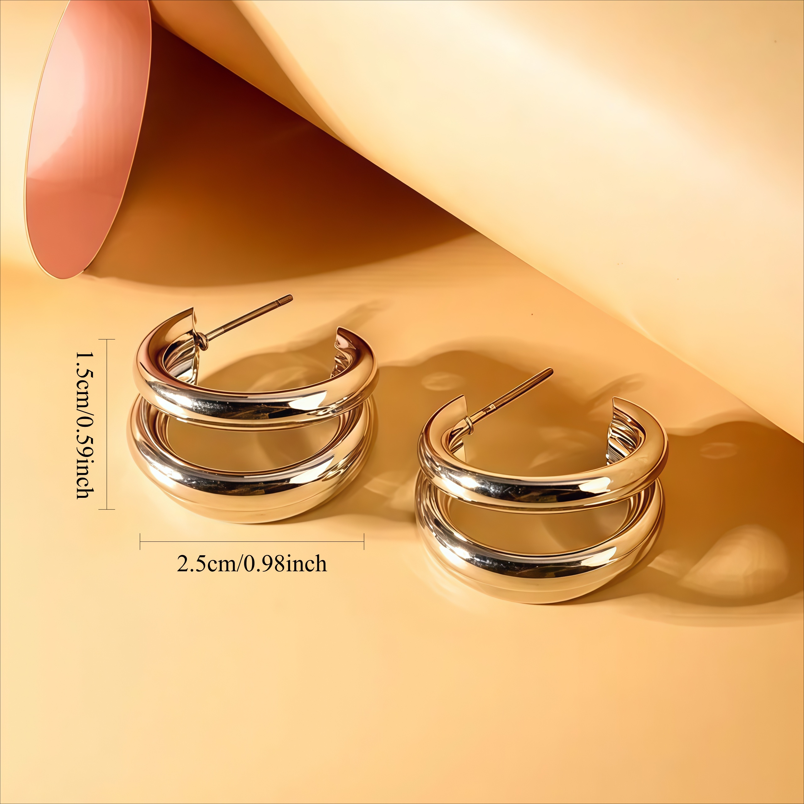 Hypoallergenic Hoop Earrings for Women