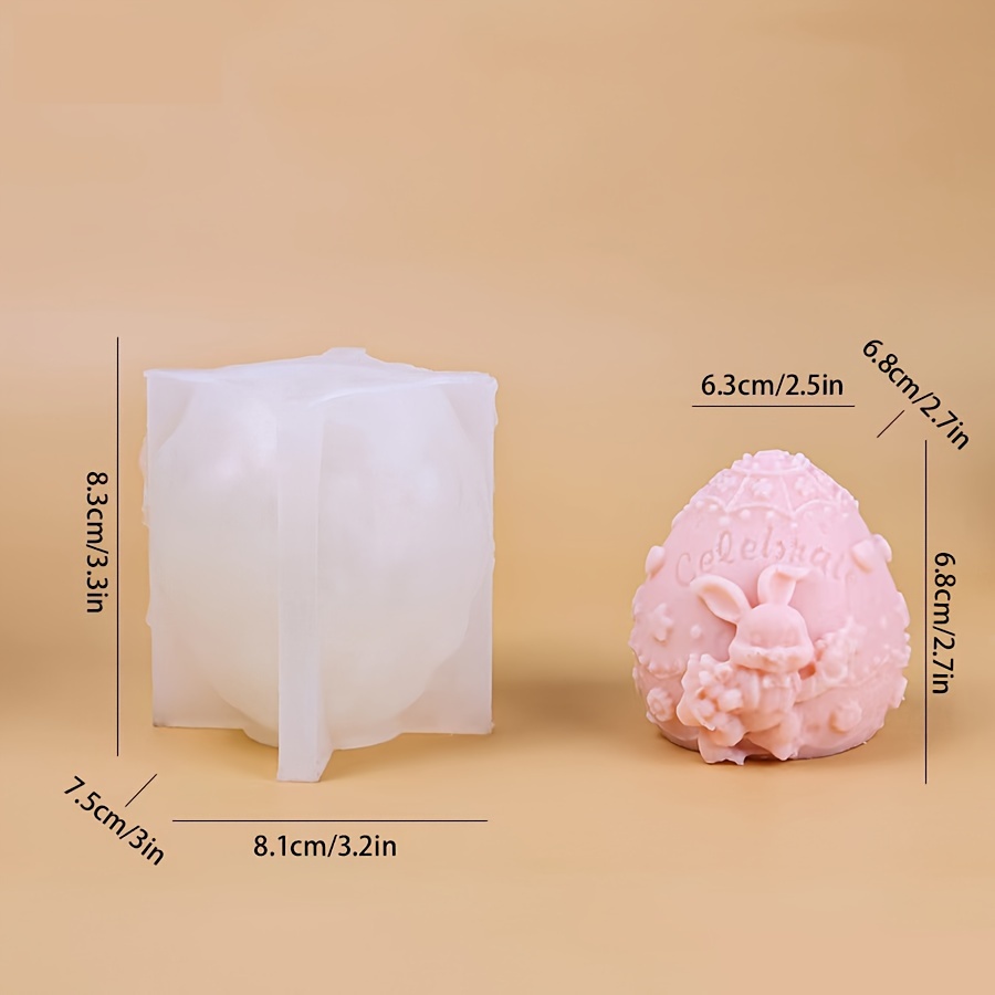 Easter Bunny Silicone Mold For Ornaments - Irregular Shape, Diy Craft Resin Casting Tool