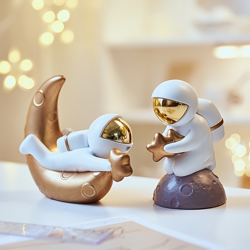 Figuras de astronauta nórdico Escultura de resina Decoración moderna  Decoración del hogar Adornos de mesa