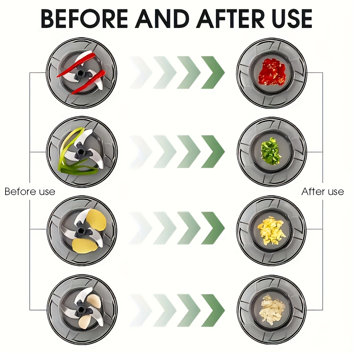 1 stainless steel garlic machine manual food processor and multi chopper with easy to pull   durable vegetable   and herb slicing essential kitchen accessory Product details 3