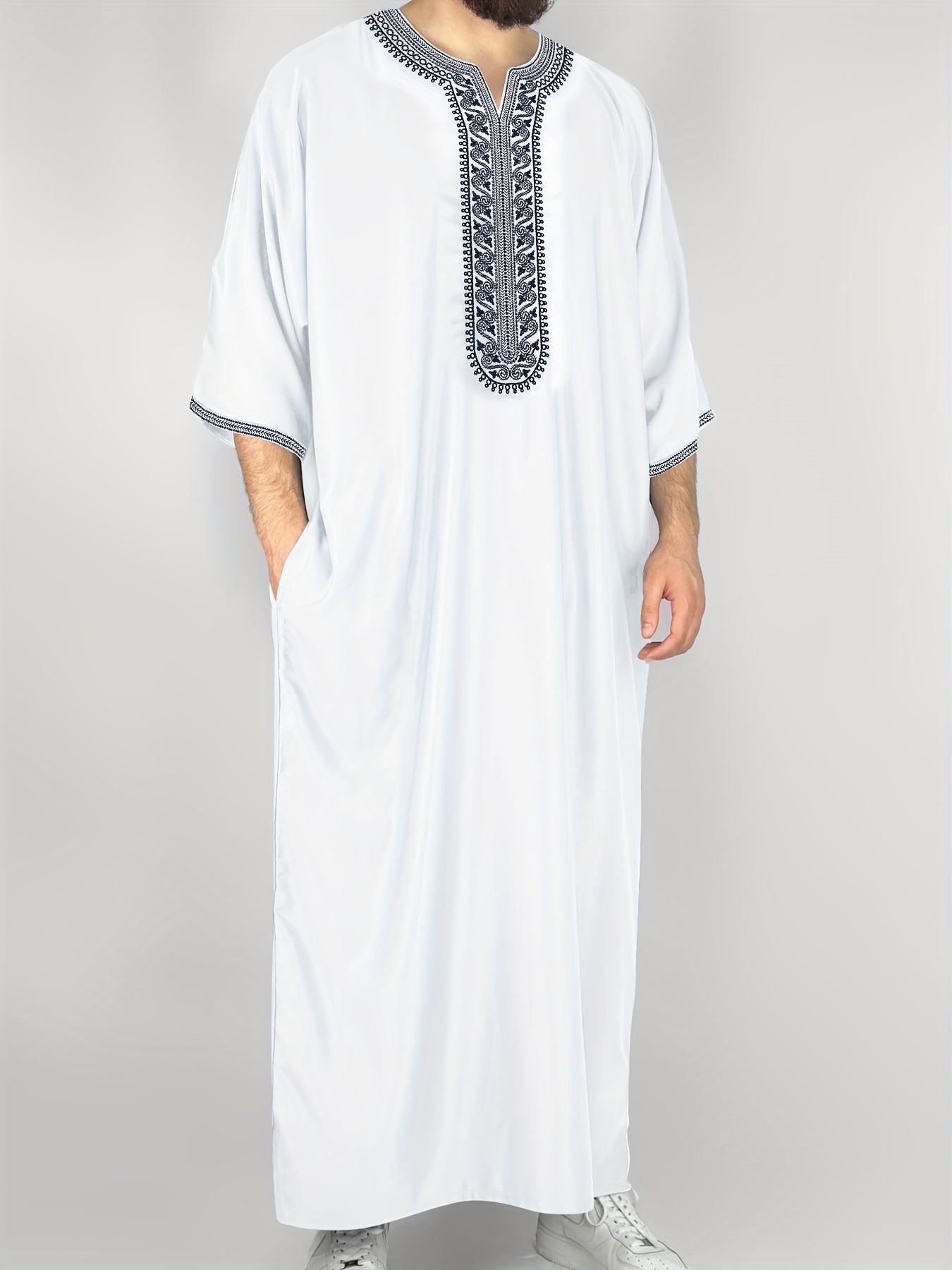 roba árabe islámica hombres bolsillos ropa Temu Spain