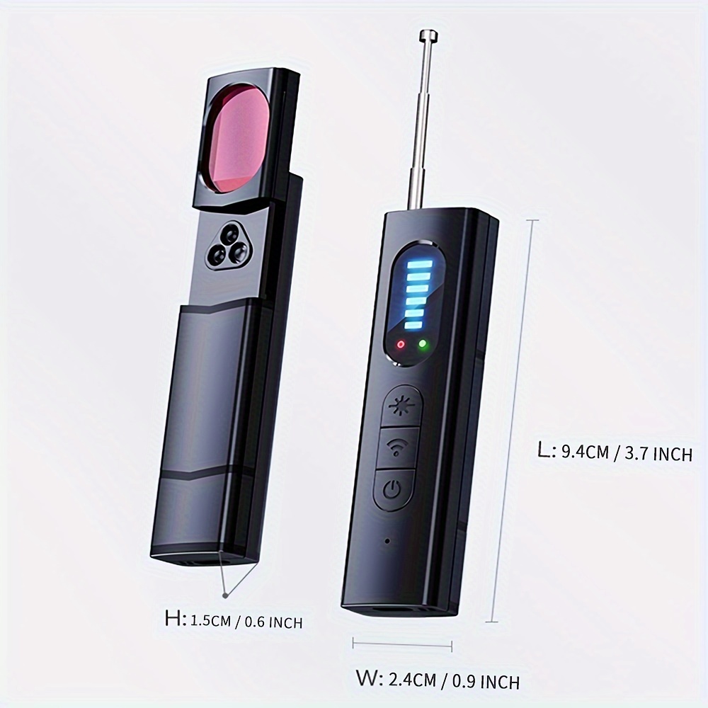 hidden camera detectors anti   rf   scanner bug detectors camera detectors gps   listening devices finder wireless rechargeable for travel hotel car bathroom office  