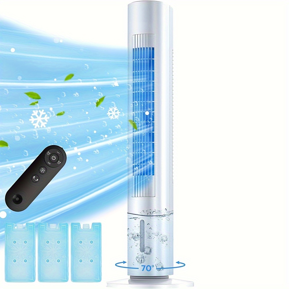 

35 Inch Evaporative Air Cooler, 2024 Upgraded Swamp Cooler W/cooling Mode, 3 Speeds, Smart Timer For Auto-off, 20ft Remote, 70° Wider Oscillation, Air Cooler For Room Bedroom