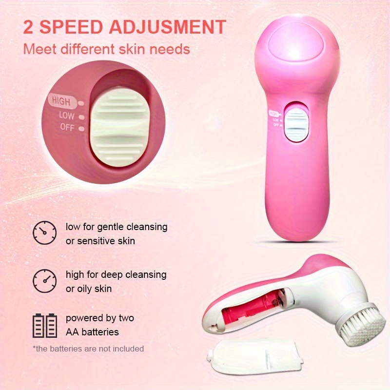 electric 7 in 1 facial cleanser multifunctional face washer facial massager beauty washer pore cleaner details 4