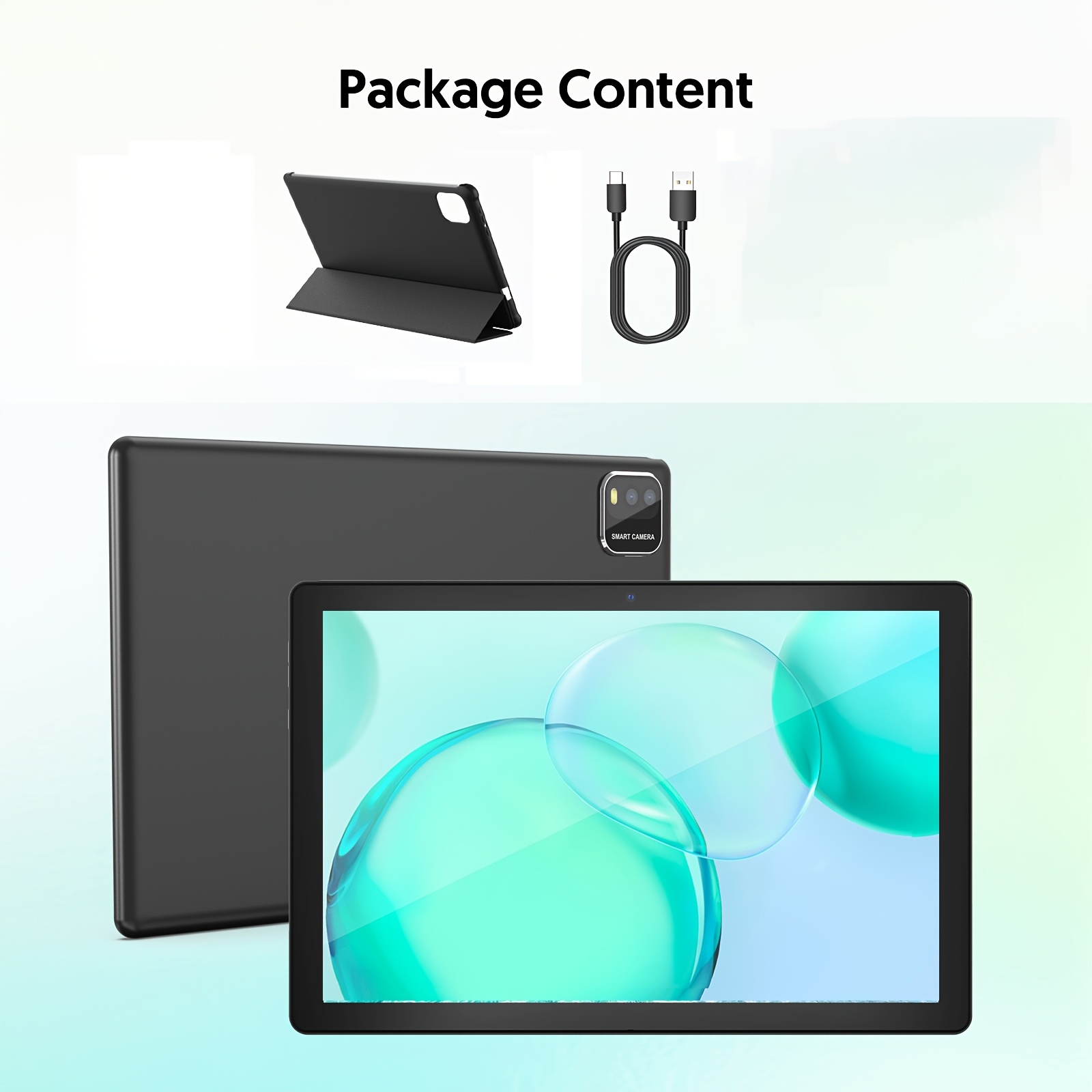   tablet with keyboard   14 tablet 10 inch with 6 3 3 gb 64gb 1tb expand 4 core 6000mah 2 0mp 8 0mp   5g wifi6 1280x800 hd touchscreen 2in 1 tablet with keyboard mouse stylus protective case Product details 4