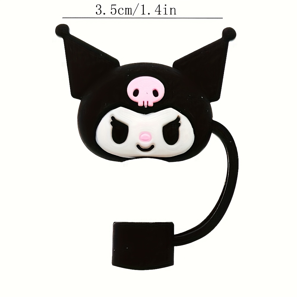 Image of Cute Pvc Straw Covers, Dustproof And Reusable Straw Tips, Straw Case, Suitable For 30 And 40-ounce Handled Tumblers - Fits 10mm Straws